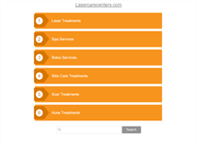 Tablet Screenshot of lasercarecenters.com